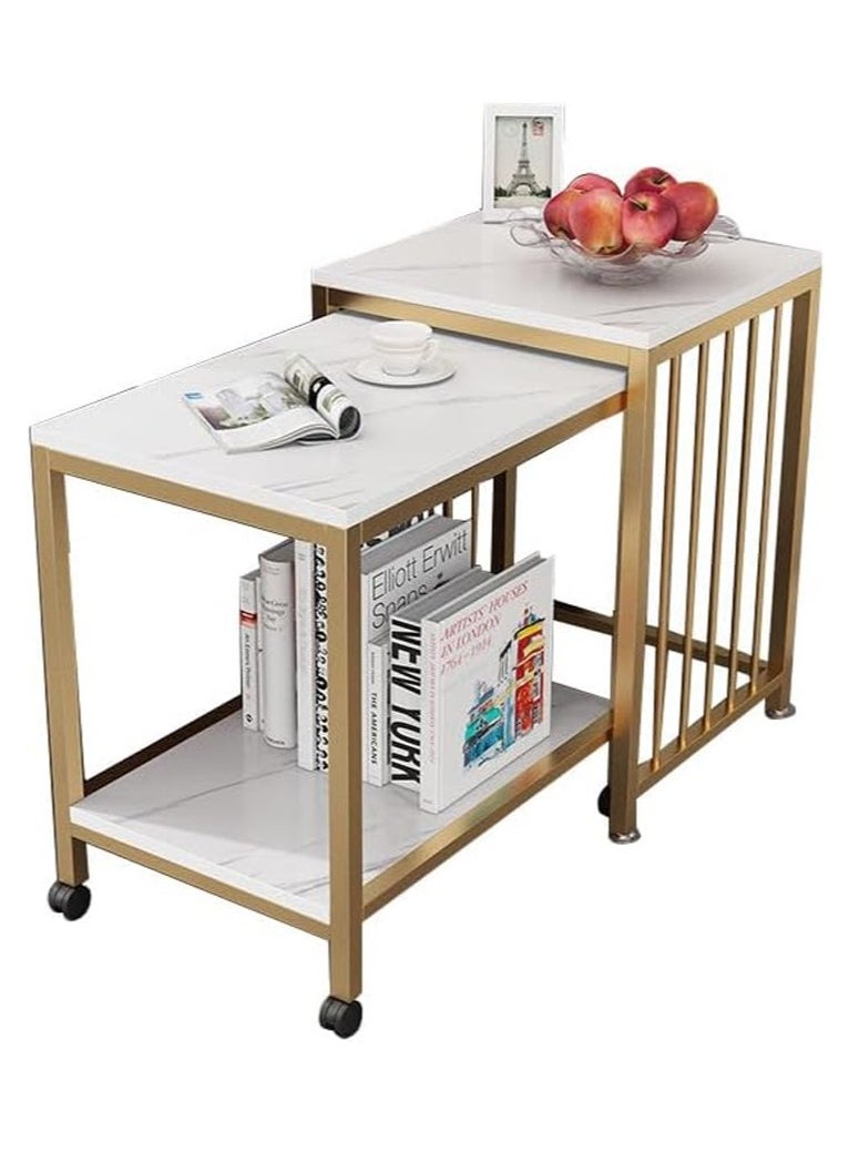 DubaiGallery Modern sofa side table coffee table simple for living room bedroom balcony modern  - Image 1