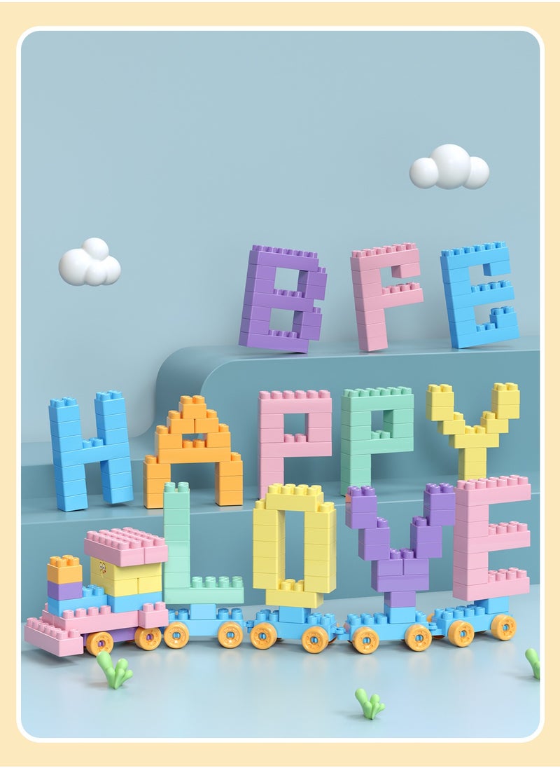 JoyousSto 88pcs Building Blocks Set Children's Toys，Kids Activity Table Building Blocks Table Kids Play Table  for Boys Girls age 3+ for Boys Girls Gifts  - Image 4