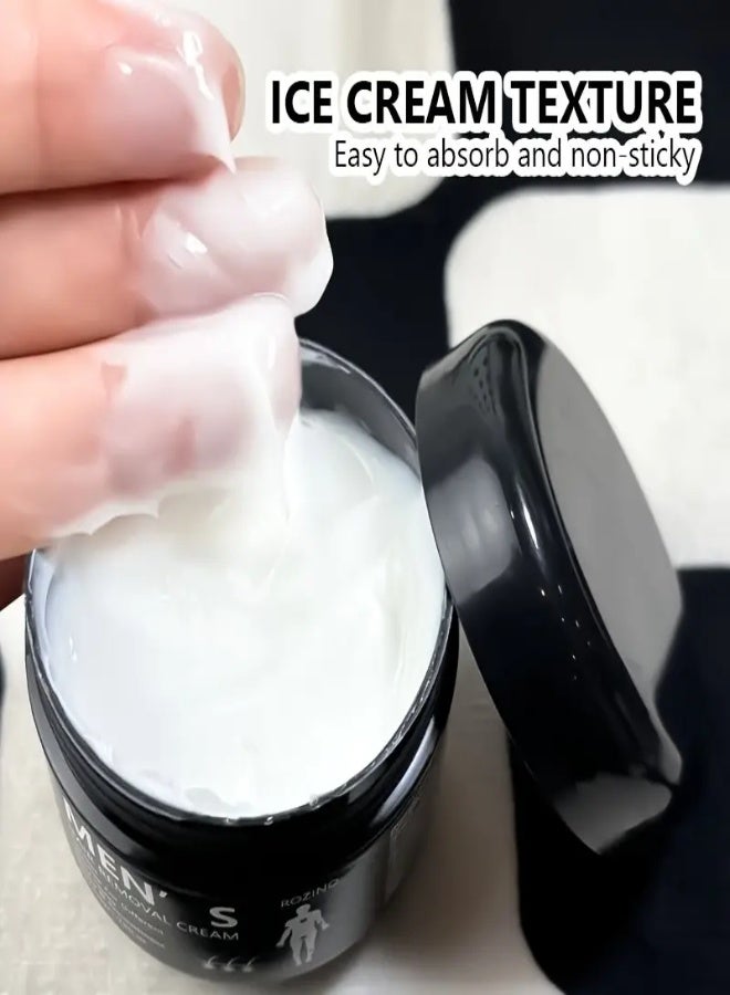 ROZINO Depilatory Cream 50g – Painless, Hypoallergenic, Non-Sticky Hair Removal Cream for Face & Body – Quick & Easy Application - Image 4