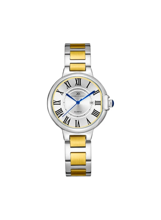 KENNETH SCOTT Women's Stainless Steel Analog Watch K23553-TBTW - 32 mm