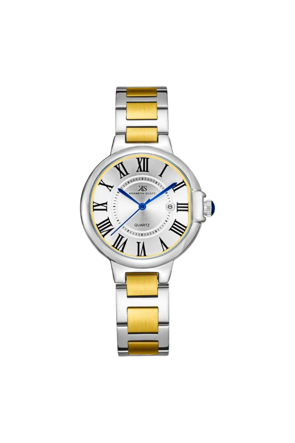 KENNETH SCOTT Women's Stainless Steel Analog Watch K23553-TBTW - 32 mm