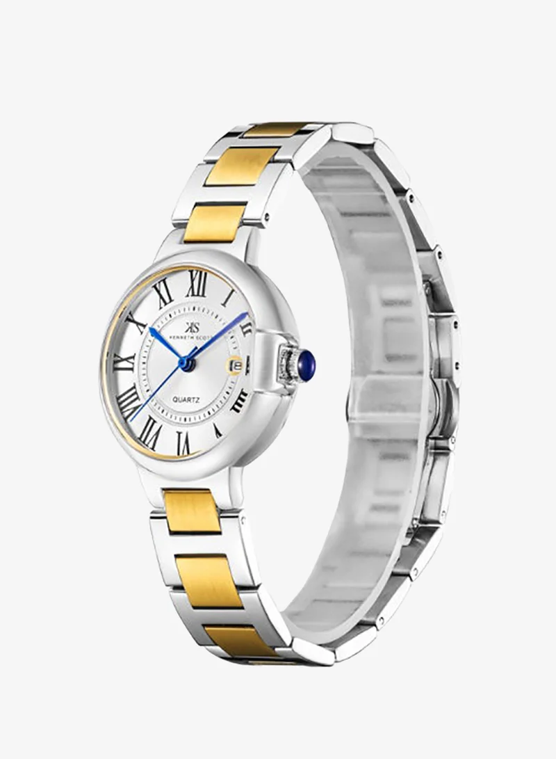 Kenneth Scott Women's Stainless Steel Analog Watch K23553-TBTW - 32 mm