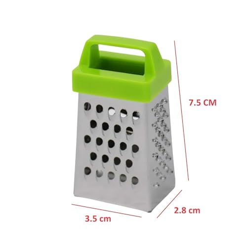 Bridge2shopping 4 Sided Multifunctional Stainless Steel Mini Grater, Multi Color, Pack 2 - Image 5