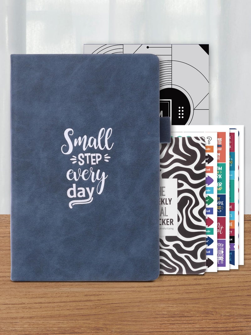 Doodle Undated Productivity Planner Kit | A5 Journal with 288 Pages, 12 Monthly Planners, Meal Planner, 200+ Stickers, Motivational Quote Cards, Tear-Away Bookmarks, Activity Tracker & To-Do Lists - Image 1
