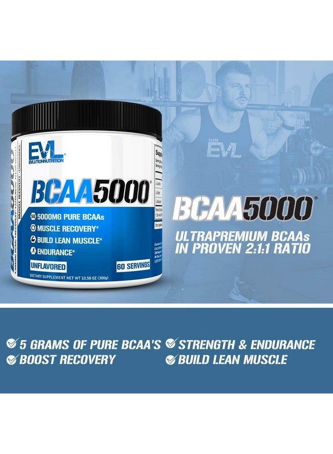 Evlution Evl Bcaas Amino Acids Powder Bcaa Powder Post Workout Recovery Drink And Stim Free Pre Workout Energy Drink Powder 5G Branched Chain Amino Acids Supplement For Men Unflavored Powder - Image 4