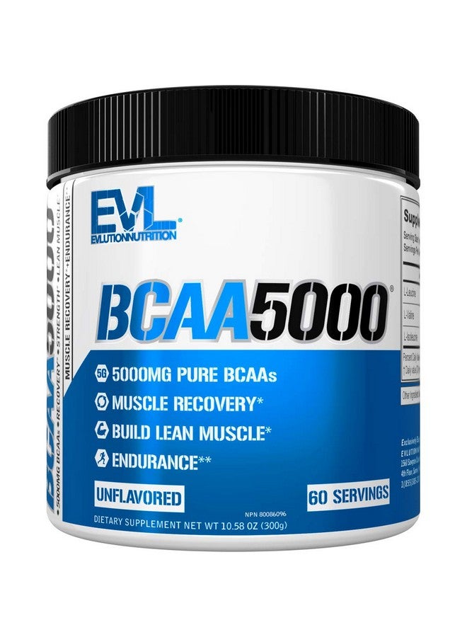 Evlution Evl Bcaas Amino Acids Powder Bcaa Powder Post Workout Recovery Drink And Stim Free Pre Workout Energy Drink Powder 5G Branched Chain Amino Acids Supplement For Men Unflavored Powder - Image 2