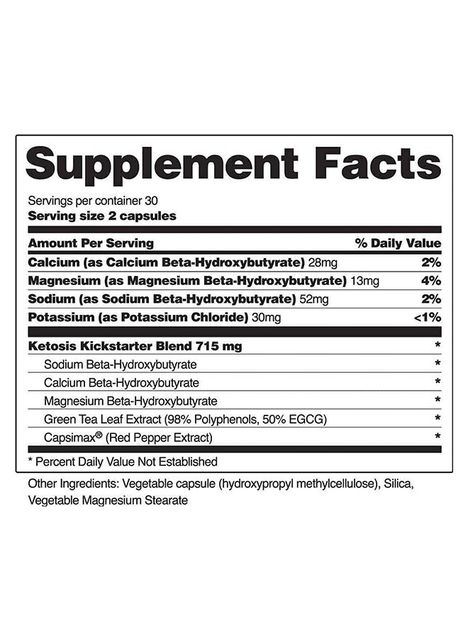 SNAP SUPPLEMENTS - Keto Burn Advanced Calories Burner, Lightning & Ketosis Dietary Supplement - 60 Capsules - Image 1