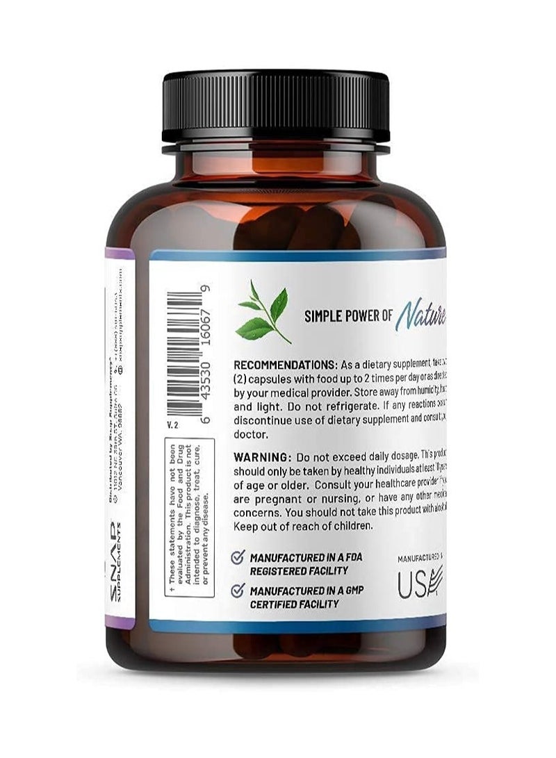 سناب للمكملات الغذائية حارق الكلور المتقدم BHB Keto Burn لفقدان الوزن والتشذيب السريع ، وتحويل الدهون إلى طاقة ، وقمع الشهية ، وتعزيز التمثيل الغذائي ، وحرق الدهون ووقود الكيتوزية للرجال والنساء | 60 كبسولة مكمل غذائي - Image 3