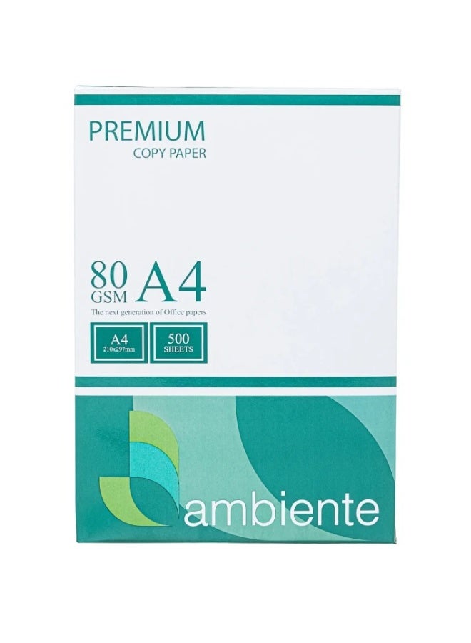 Ambiente Photocopy Paper A4 80 Gsm 500 x 1 ream - Image 2