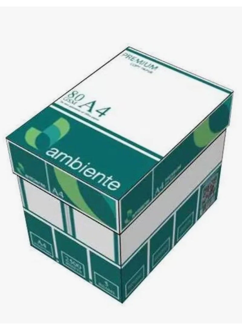 Ambiente Photocopy Paper A4 80 Gsm 500 x 1 ream - Image 1