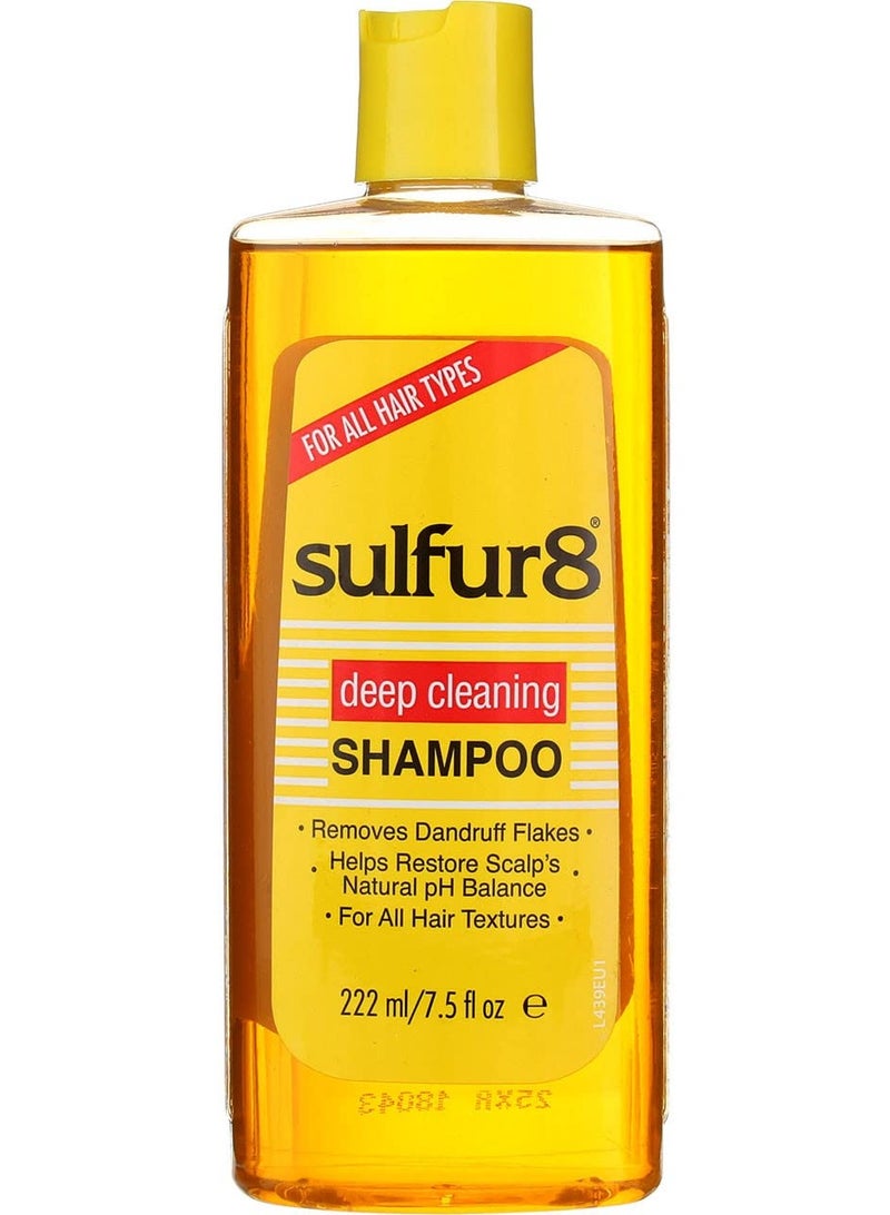 Sulfur 8 Deep Cleaning Shampoo for Dandruff 222ml - Image 1