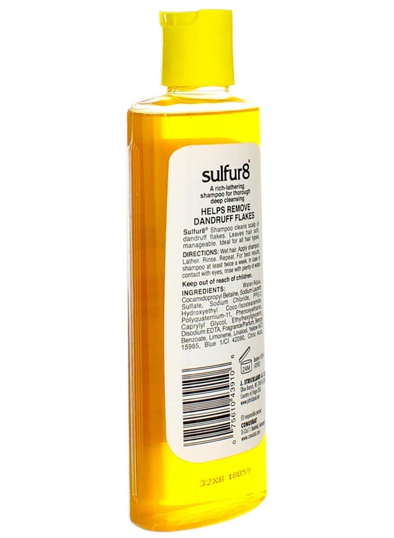 Sulfur 8 Deep Cleaning Shampoo for Dandruff 222ml - Image 3