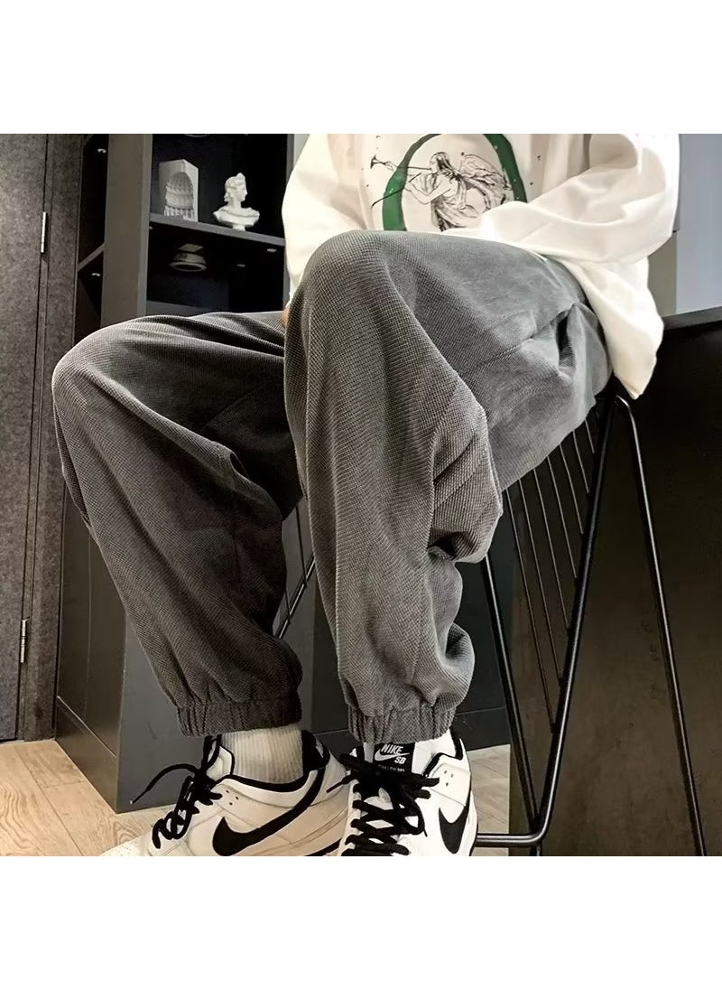 Generic - Mens Casual Pants Autumn Loose Joggers Black CP412 - Image 1