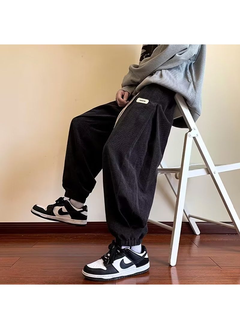 Generic - Mens Casual Pants Autumn Loose Joggers Black CP412 - Image 1