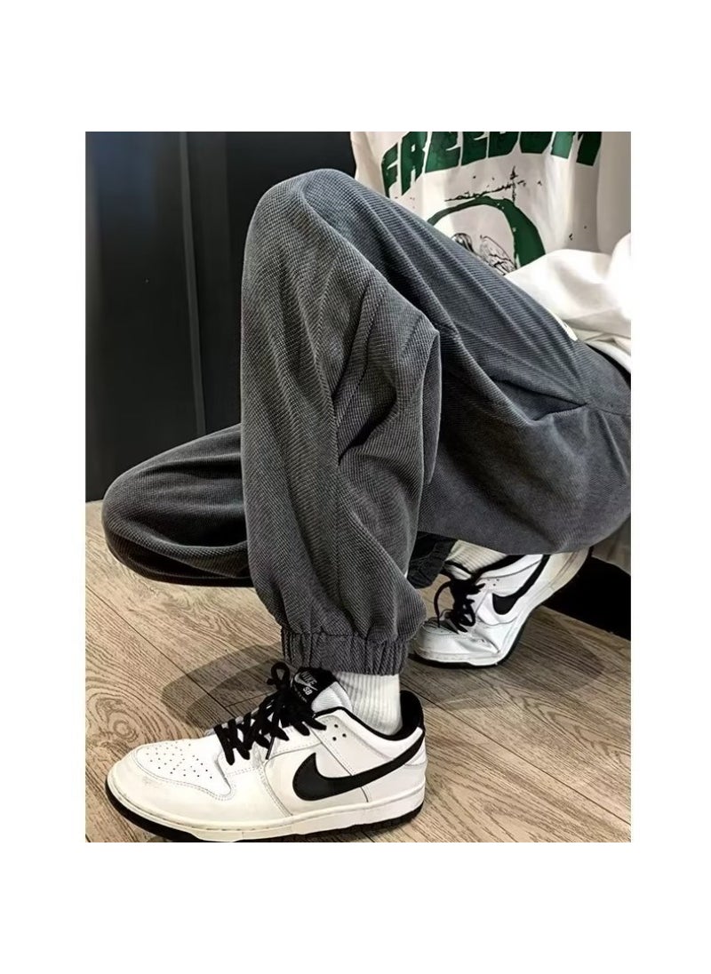 Generic - Mens Casual Pants Autumn Loose Joggers Black CP412 - Image 1