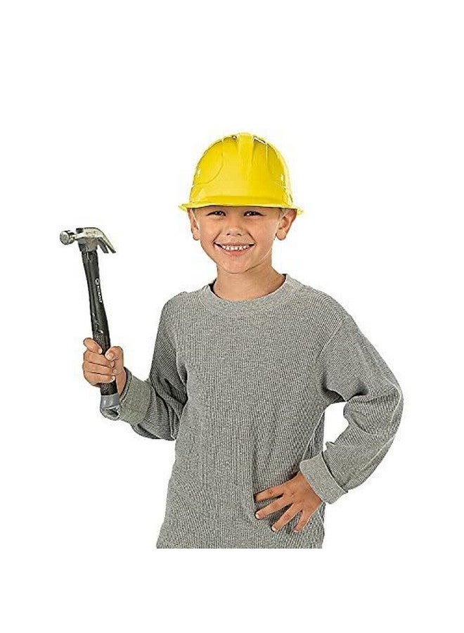Super Toy Kids Hat - Soft Plastic Yellow Construction Hats - Perfect Construction Party Hats - Fancy Dress Safety Helmet - Ideal Construction Hats Accessory for Kids,Set of 5 - Image 3