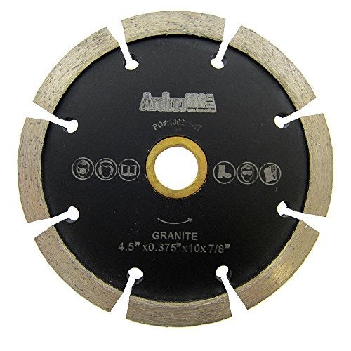 ArcherPro Archer PRO 4-1/2" in. Crack Chaser Diamond Blades for Concrete, Granite and Marble Repair. for use on Angle Grinder. - Image 1