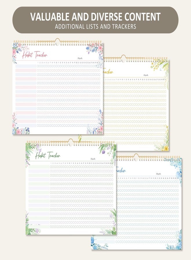 BIROYAL Habit Tracker Calendar 2026 (Undated 12 Months) - Daily Habit Tracker Jounal with Spiral Binding & Hanger - Goal Tracker - Motivational Monthly Habit Calendar - Productivity Tool and Workout Calendar - 8.6" x 11.2" - Image 4