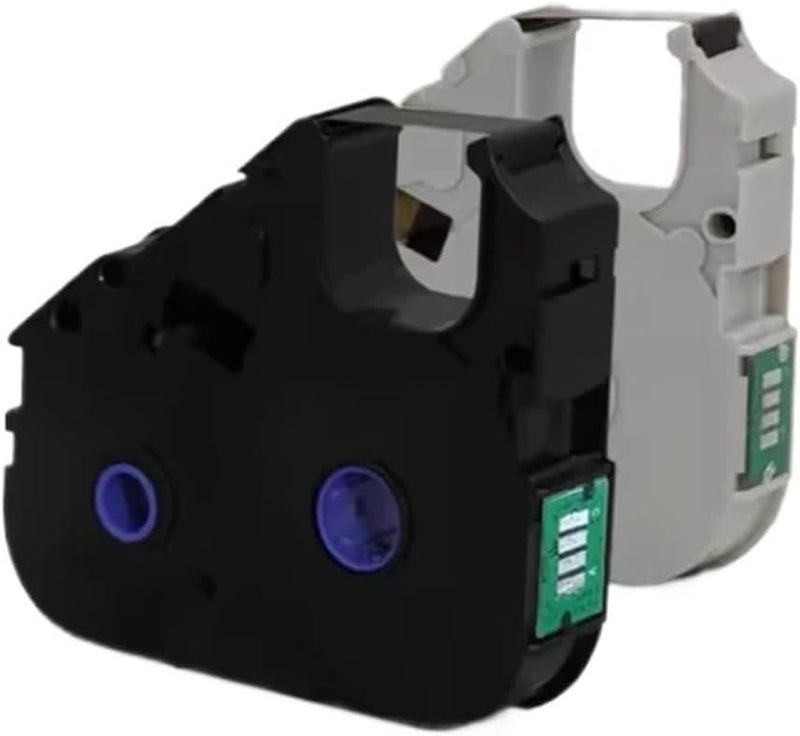 متوافق مع خيوط طابعات سلسلة P800/P900/PT1010 | شريط كربوني PT-R80B أسود وPT-R80R لآلات ترميز الأكمام الرقمية (PT-1006Y) - Image 2