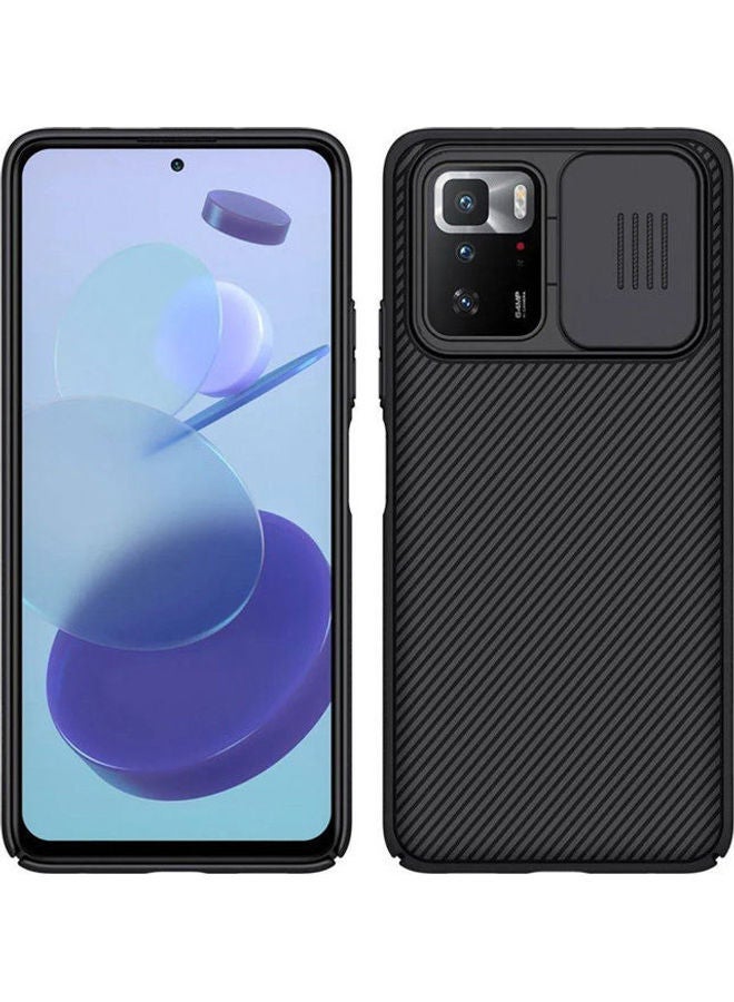 NIBEMINENT CamShield Case with Slide Camera Cover For Xiaomi mi Note 10 Pro 5G Black - Image 1