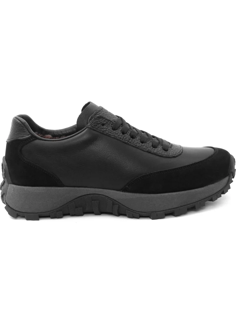 فاست ستيب Leather Fur Men's Sneakers 723KMA5002