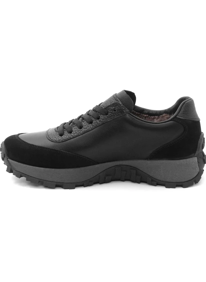 فاست ستيب Leather Fur Men's Sneakers 723KMA5002
