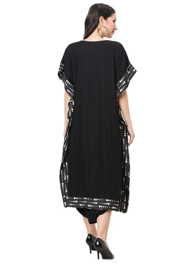 #بي Kaftan With Dhoti Set