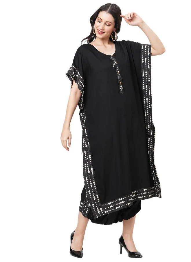 #بي Kaftan With Dhoti Set