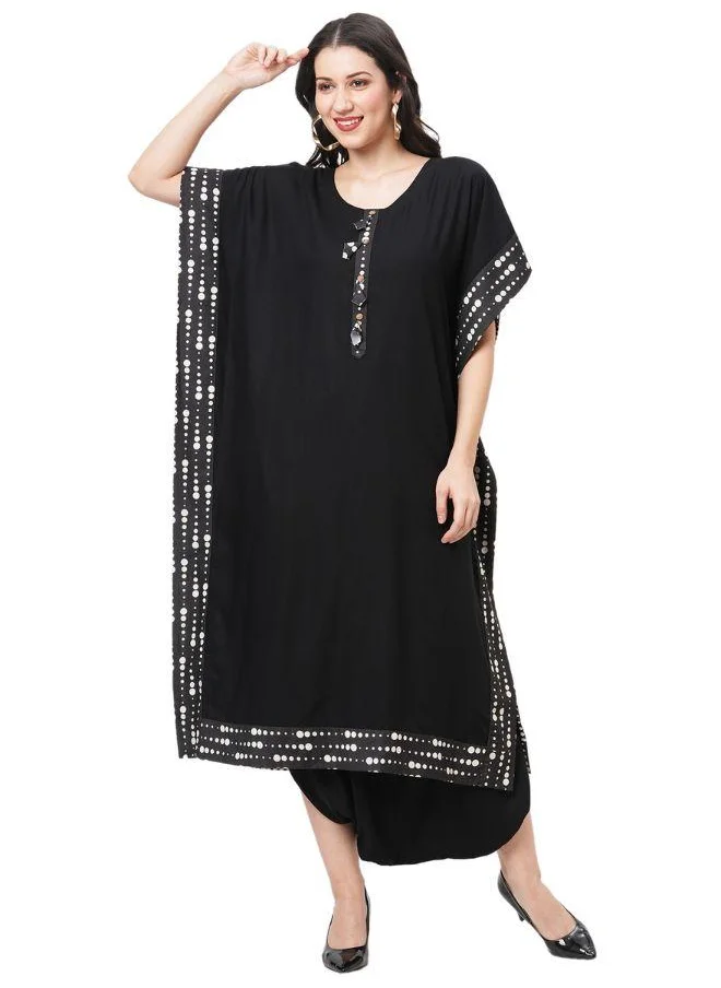 #بي Kaftan With Dhoti Set