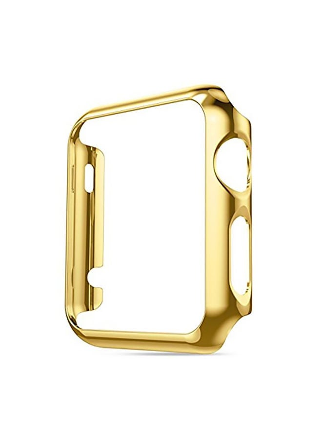 نيبمينينت غطاء حماية واقٍ لساعة أبل السلسلة 3 بقياس 42 ملليمتراً ذهبي - Image 1