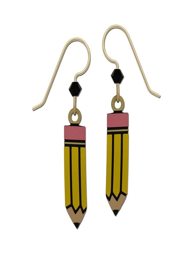 Sienna Sky Hypo-Allergenic Dangle Earrings (No. 2 Pencil) - Image 1