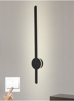 YATAI LIGHTING Modern Minimalist Line Wall Lamp,LED Dimmable Indoor Wall Light Long Strip Sconce Acrylic Aluminum Lighting Fixture Bedroom Living Room Hotel Stairs (60CM)  - Image 1