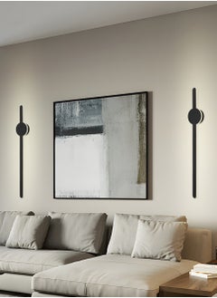 YATAI LIGHTING Modern Minimalist Line Wall Lamp,LED Dimmable Indoor Wall Light Long Strip Sconce Acrylic Aluminum Lighting Fixture Bedroom Living Room Hotel Stairs (60CM)  - Image 5