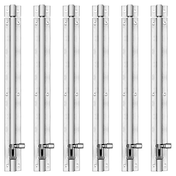 Crust Morden Plain Tower Bolt 12 inch (Stainless Steel, Silver) (6) - Image 5