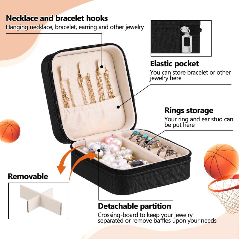 Kenning 9 Pcs Basketball Gifts for Women Jewelry Box Sports Lover Player Birthday Gifts for Players Team - Image 3
