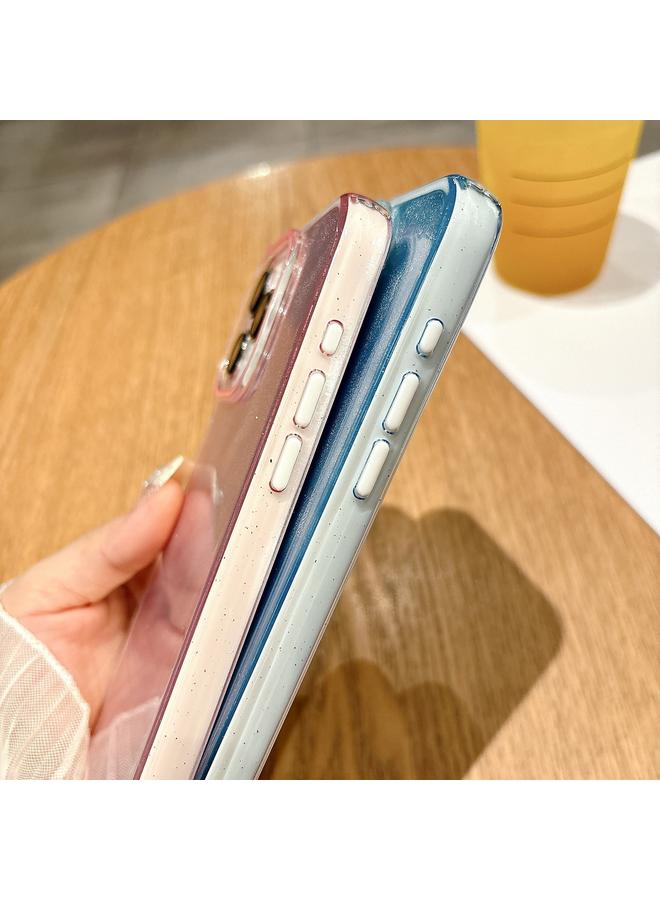 اس-توب جراب لهاتف iPhone 13 Pro Max، جراب هاتف هجين من مادة TPU بنمط الرمال المتحركة اللامعة - Image 3