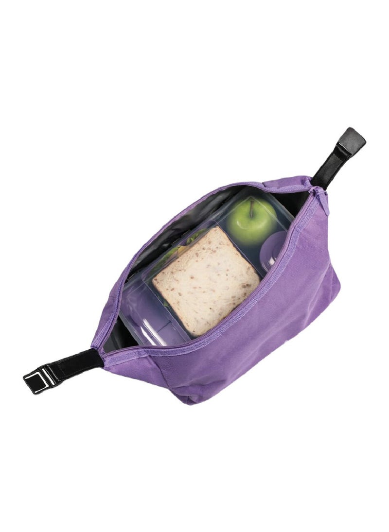 Sistema Insulated Lunch Bag Lilac – Reusable Lunch Cooler Bag with Thermal Insulation, Lightweight Portable Lunch Tote for School, Office, Picnic, Travel & Meal Prep Food Storage - Image 2