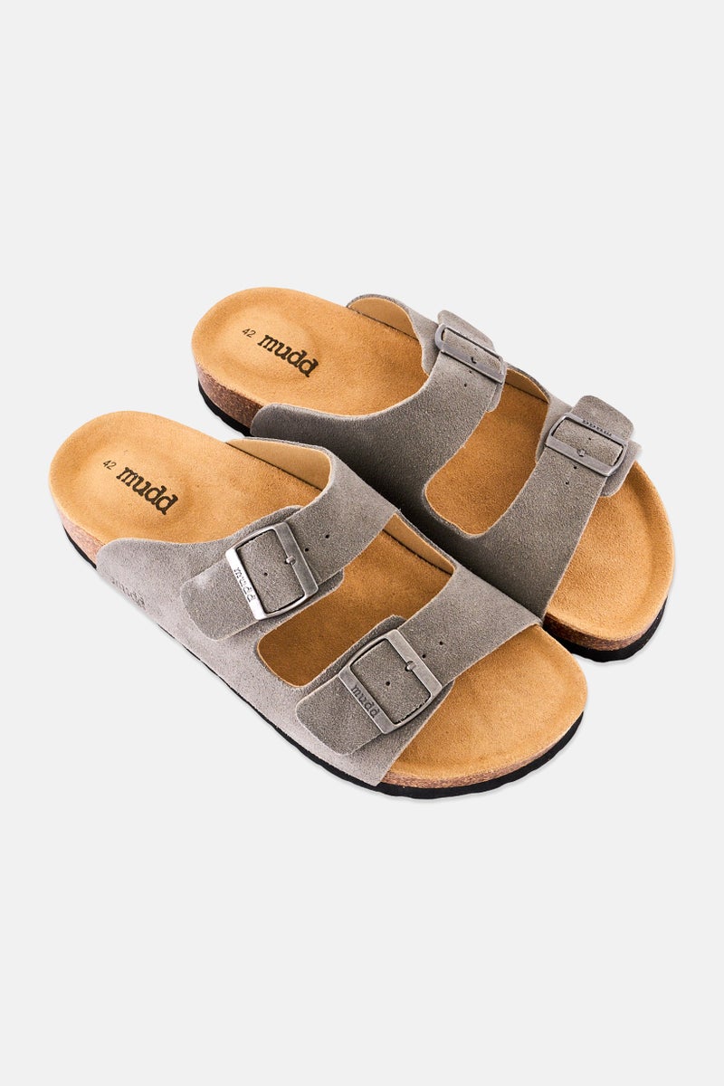 Mudd صنادل رجال من الفلين سهلة الارتداء، رمادي - Image 4