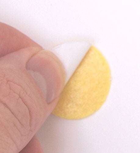 Playfully Ever After 1 Inch Yellow 100pc Felt Circle Stickers - Image 3