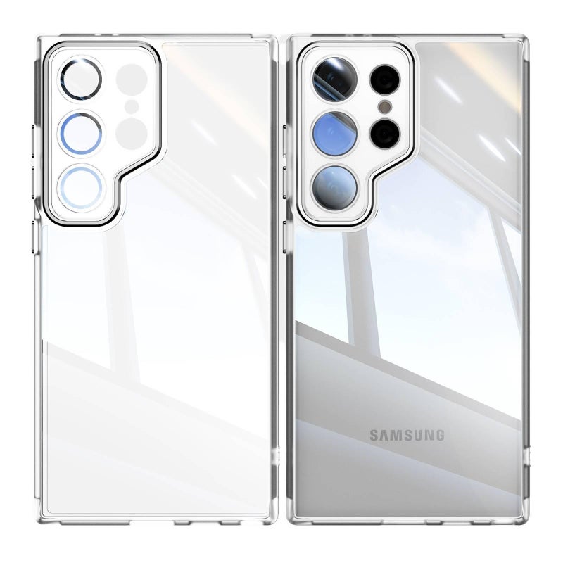 غطاء واقي لـ Samsung S26 Ultra / Samsung S26 باللون شفاف مع حماية عدسة وتغطية كاملة مع مقاوم للصدمات مع مقاوم للخدش مع حماية من السقوط - Image 1