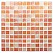Yoillione 3D Mosaic Tile Sticker Removable Wallpaper Tile Orange, 3D Self Adhesive Wall Tiles Bathroom Wall Tiles for - Image 2