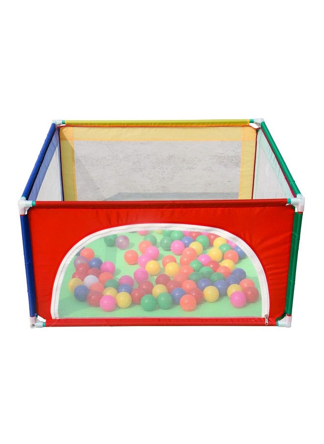 HomeCute HOMECUTE Square Ball Pool (Without Balls) ( Multicolor),Kid, 1 Ball Pool Theme  - Image 1