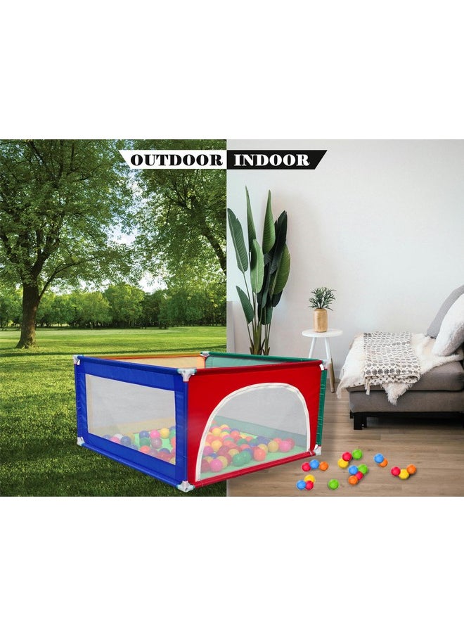 HomeCute HOMECUTE Square Ball Pool (Without Balls) ( Multicolor),Kid, 1 Ball Pool Theme  - Image 5