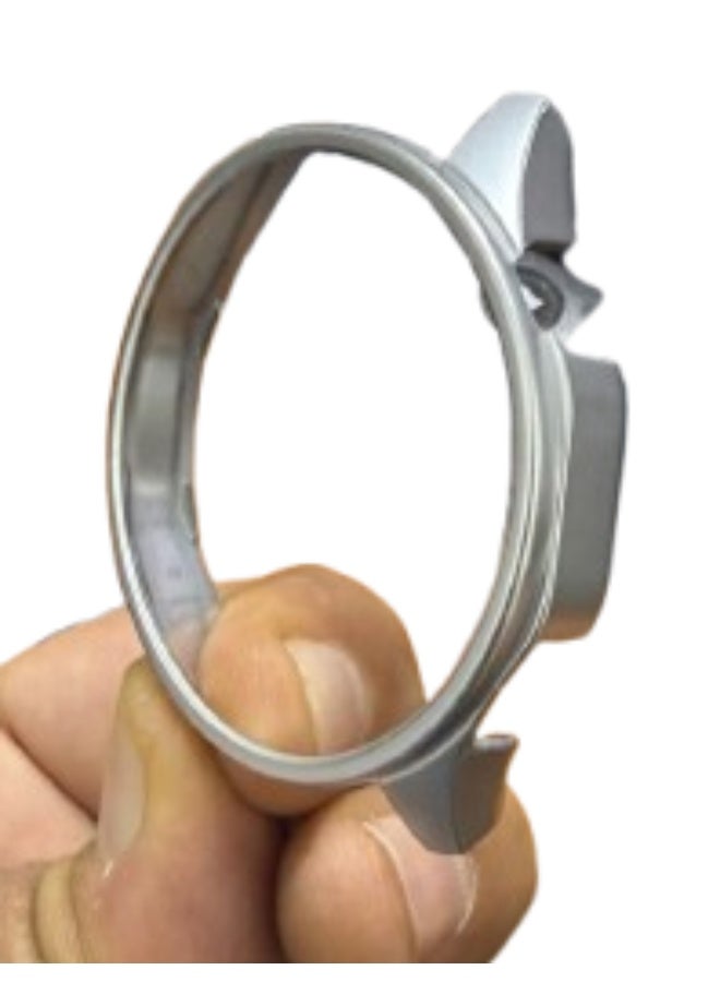 Case for Huawei Watch GT 5 46mm without screen protector, ultra-soft dry plastic case (silver) - Image 1