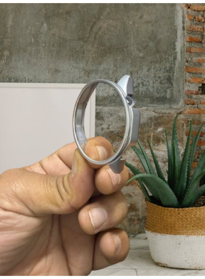 Case for Huawei Watch GT 5 46mm without screen protector, ultra-soft dry plastic case (silver) - Image 2