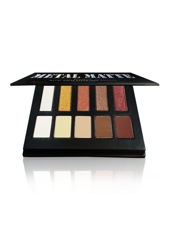 Ccolor Metal Matte 10 color Eyeshadow Palette - Image 1