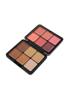 Red Apple 12 Shades Concealer & Blusher Multicolour  - Image 2