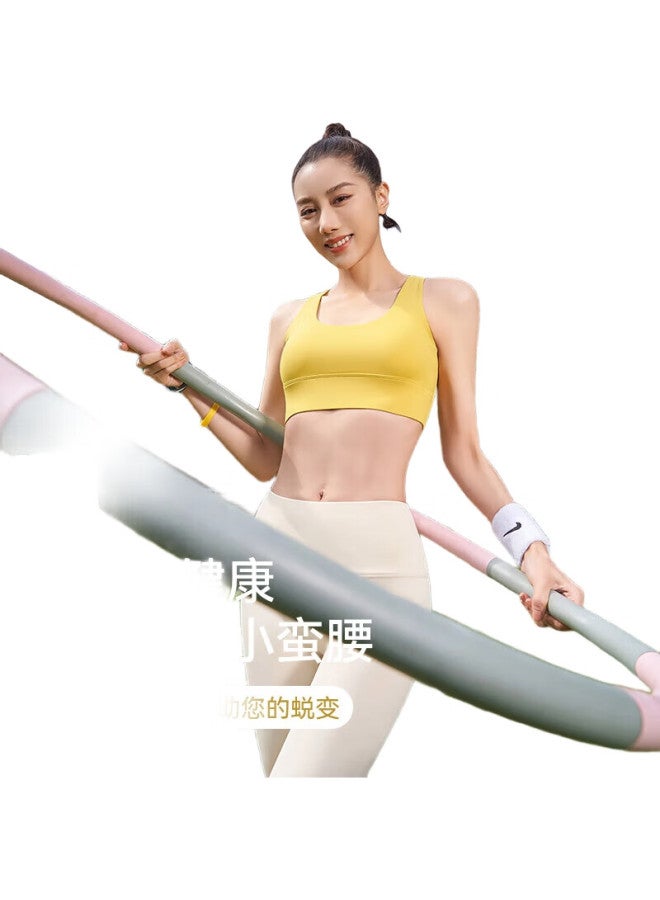 MIKE Mijie Detachable Hula Hoop For Adults, Waist Slimming, Fitness Shaping, Aerobic Exercise, Buttocks Lifting, Abdominal Compression, Elegant Purple, 5 Pounds - Image 1