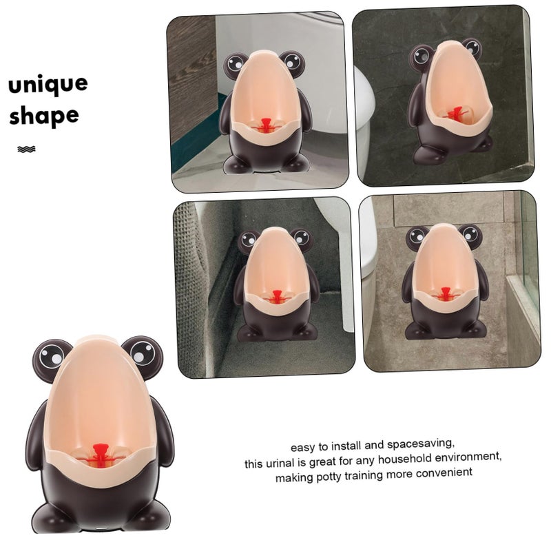 Wall Mounted Frog Potty Training Urinal For Boys Portable Toddler Toilet With Aiming Target - Image 3