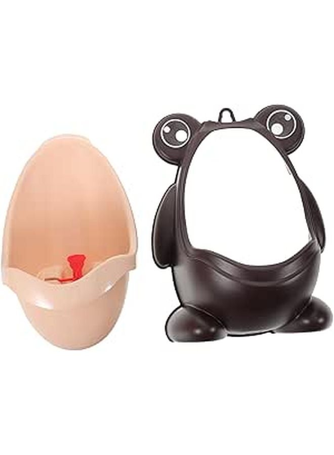 Wall Mounted Frog Potty Training Urinal For Boys Portable Toddler Toilet With Aiming Target - Image 1